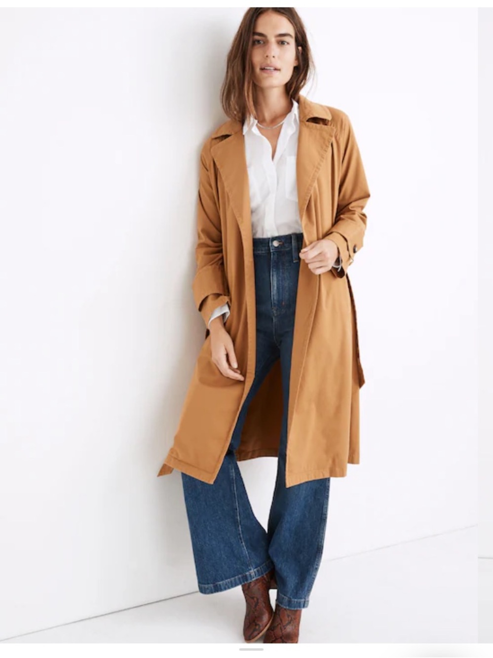 Madewell Sedgwick Trench Coat, M